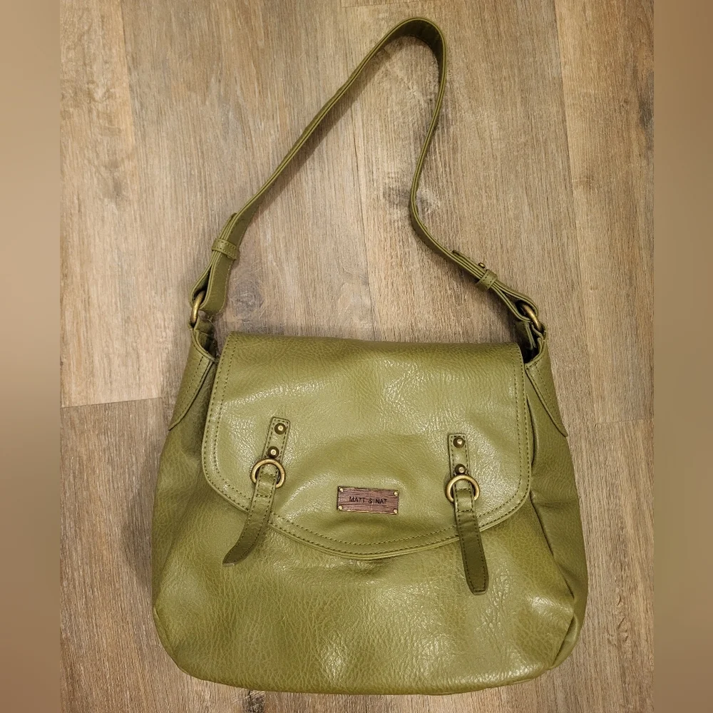 Matt & Nat olive green purse - Picture 1 of 10